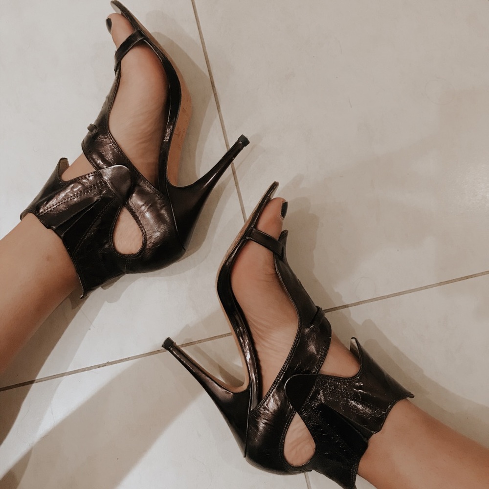 Metallic Purple CAMILLA SKOVGAARD Leather Sandals